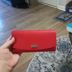Red Kate Spade wallet
